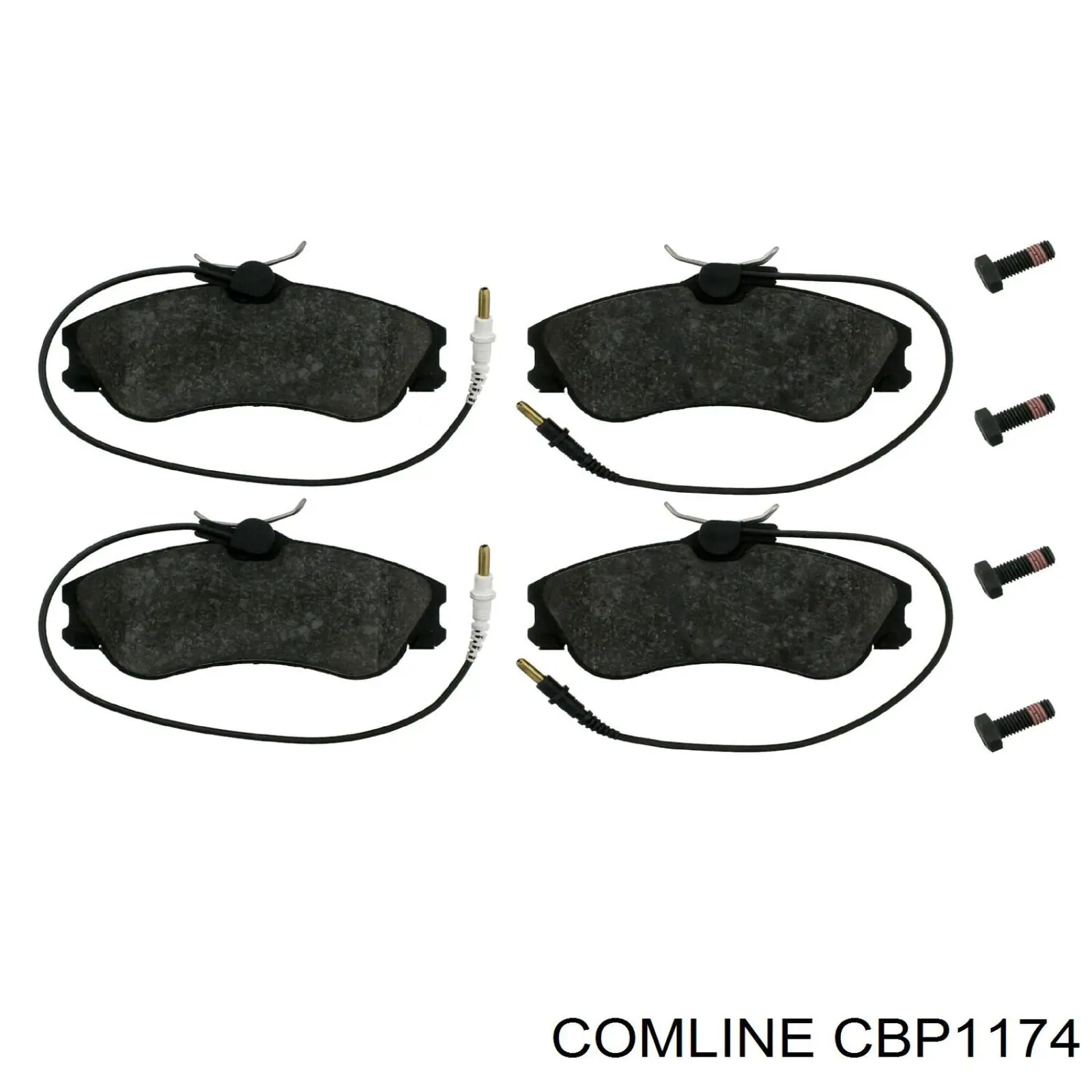 CBP1174 Comline Передні гальмівні колодки