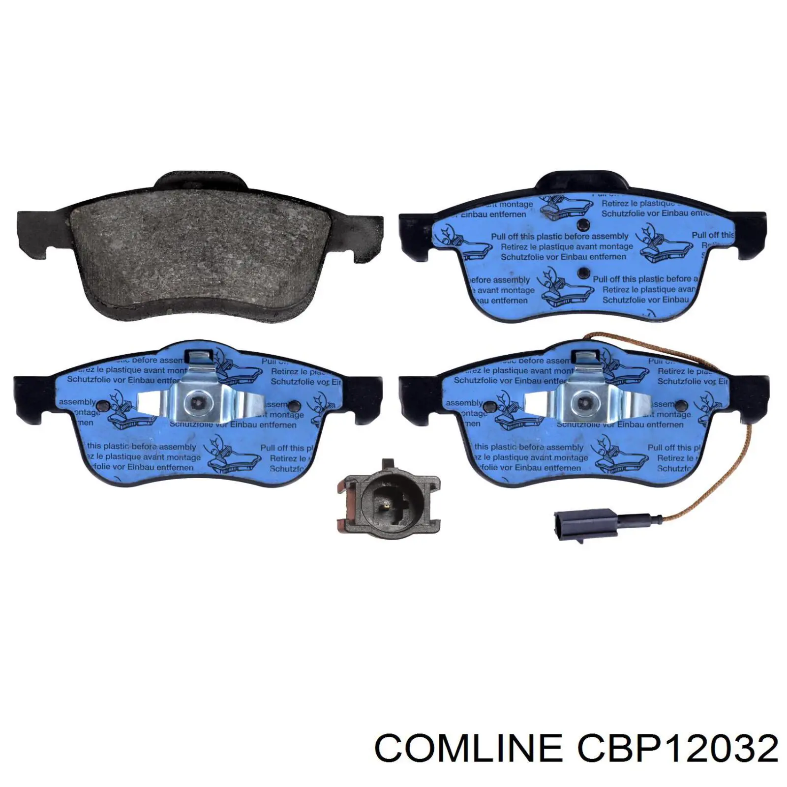 Купити CBP12032 Comline Колодки гальмівні передні, дискові
