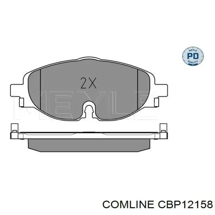 Купити CBP12158 Comline Колодки гальмівні передні, дискові