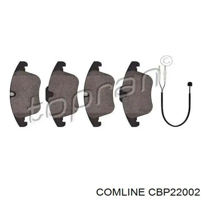 Гальмівні колодки Comline CBP22002 ціна, від 35.99 USD