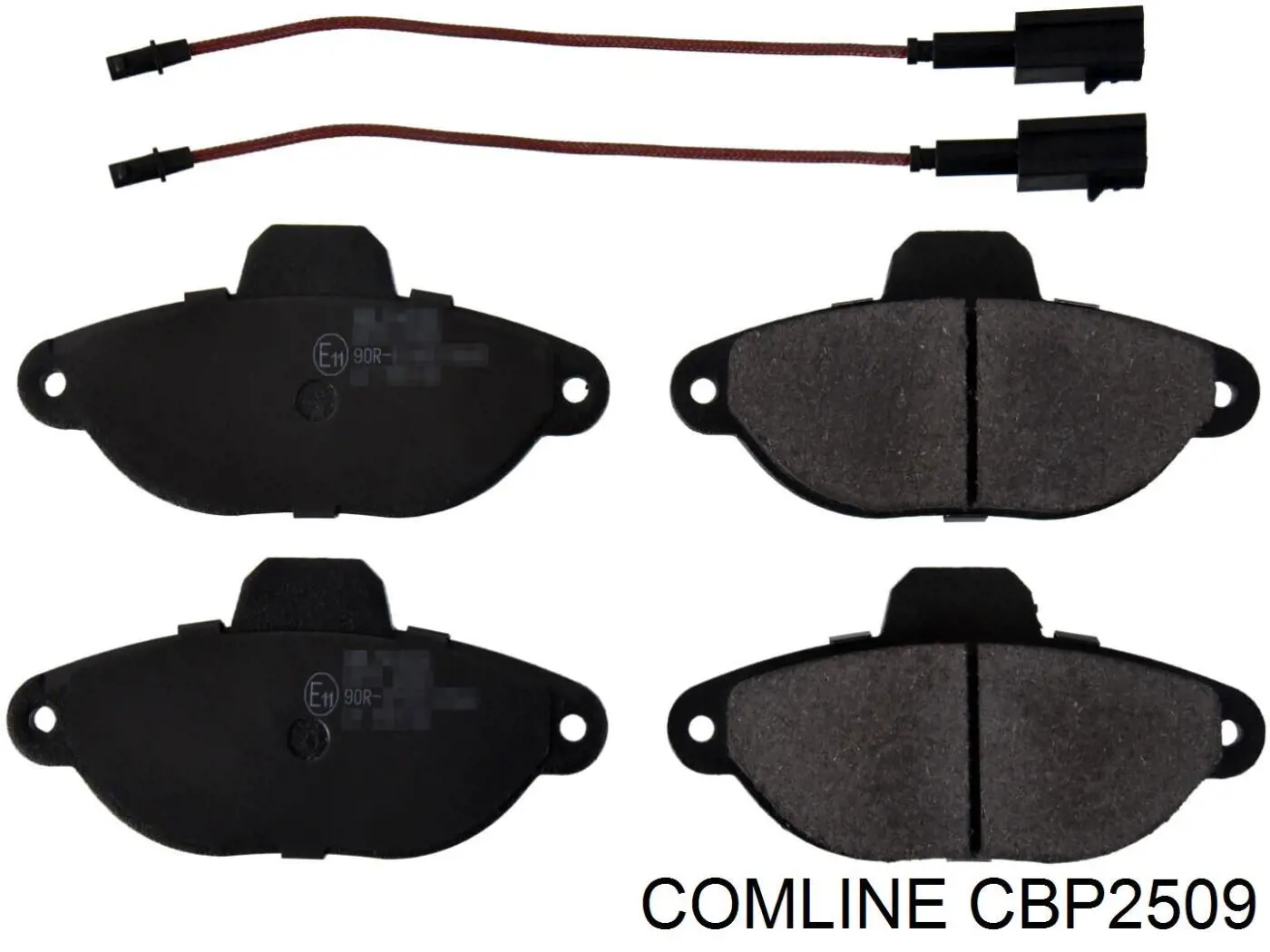 CBP2509 Comline колодки гальмівні передні, дискові