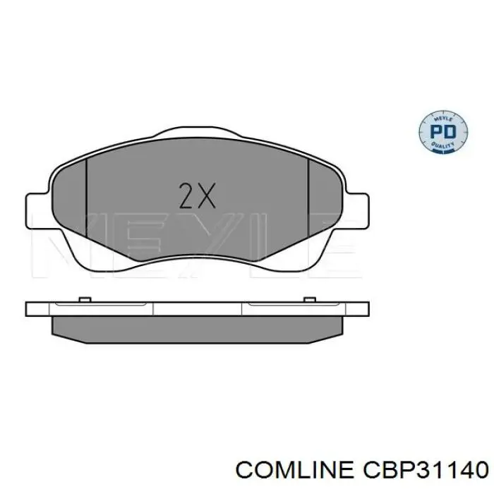 Тормозні колодки Comline CBP31140