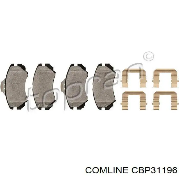 Гальмівні колодки Comline CBP31196 ціна, від 18.25 USD
