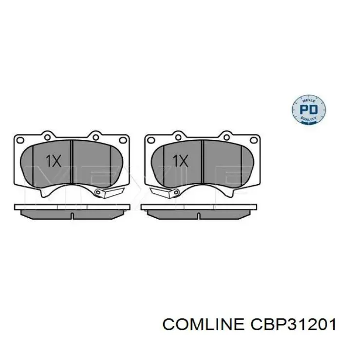 Гальмівні колодки Comline CBP31201 ціна, від 30.61 USD