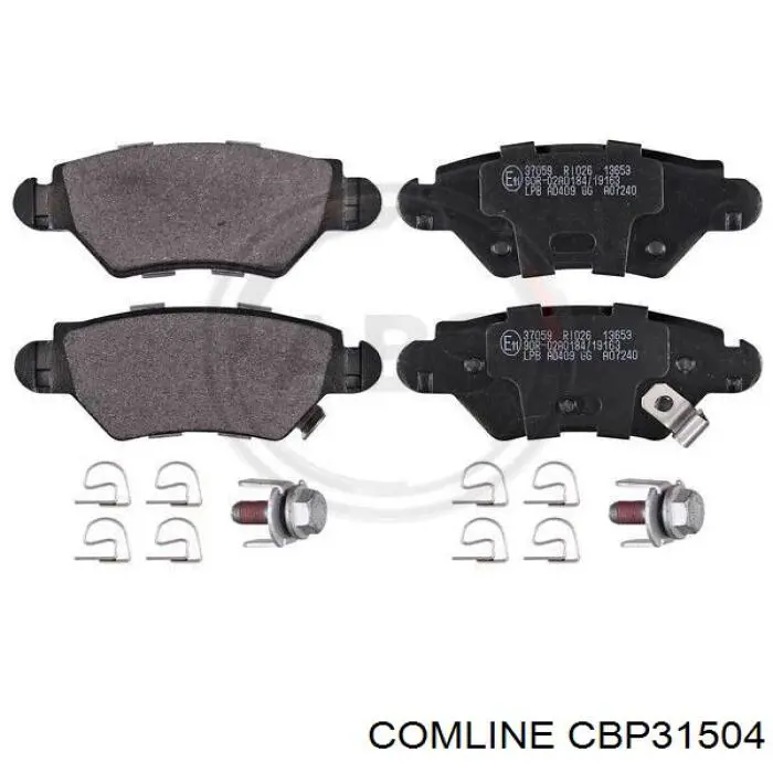 CBP31504 Comline Колодки гальмівні задні, дискові