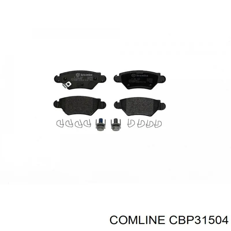 Задні гальмівні колодки CBP31504 Comline