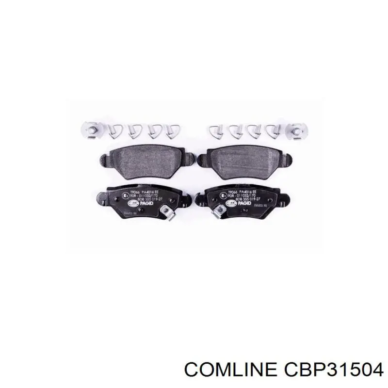 Задні дискові колодки Comline CBP31504