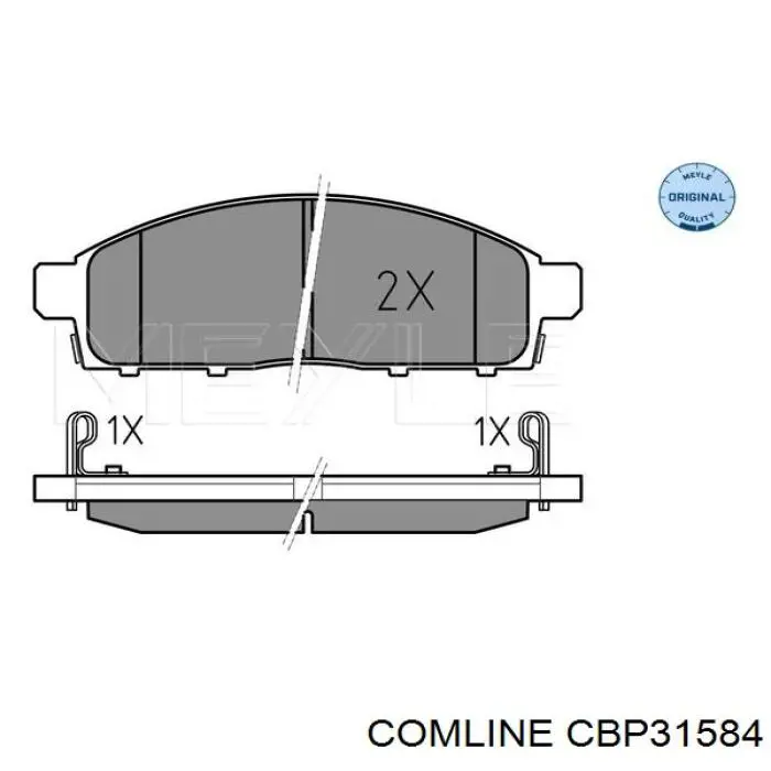 Гальмівні колодки Comline CBP31584 ціна, від 22.02 USD