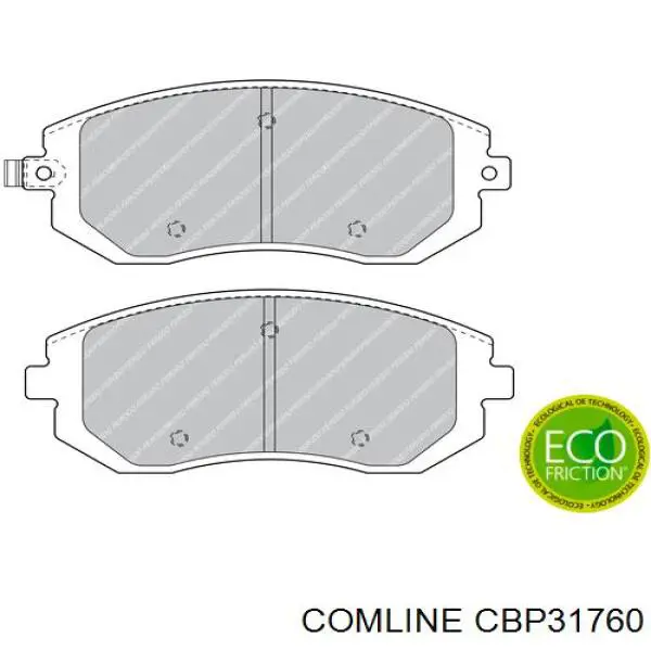 Купити CBP31760 Comline Колодки гальмівні передні, дискові