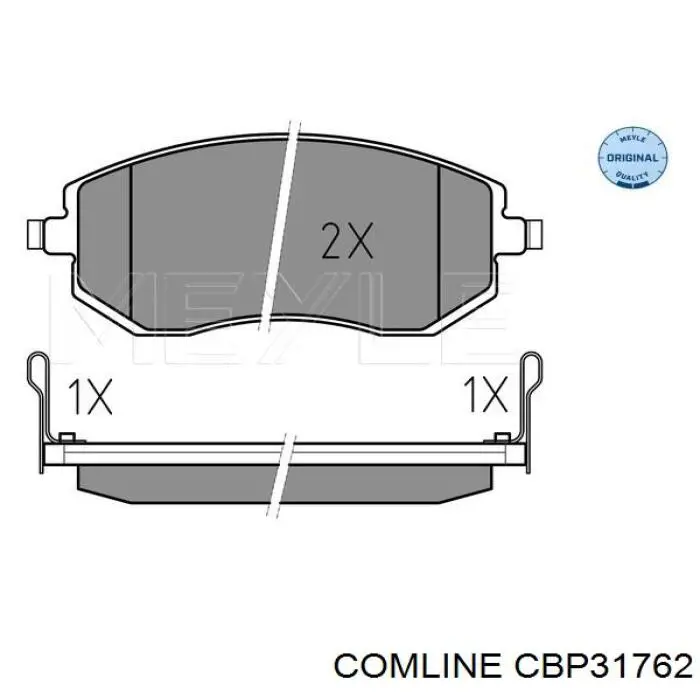 Гальмівні колодки Comline CBP31762 ціна, від 24.63 USD