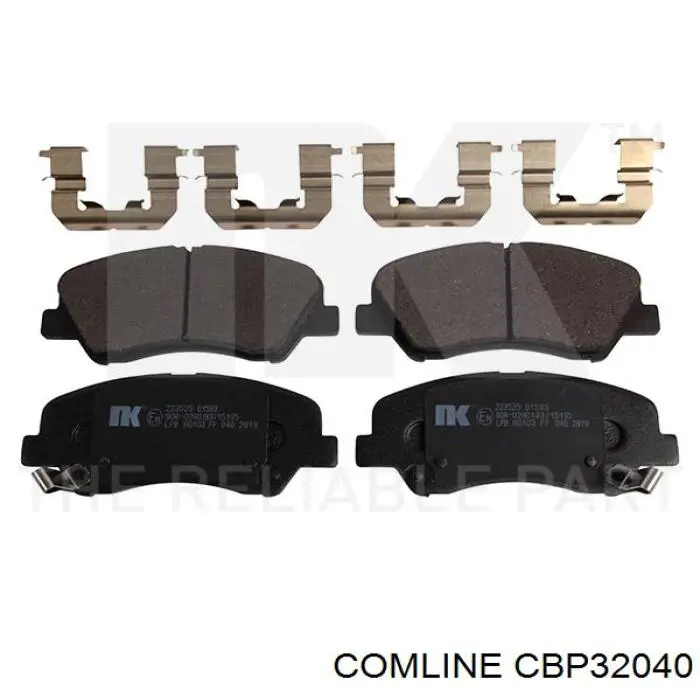 Передні тормозні колодки CBP32040 Comline