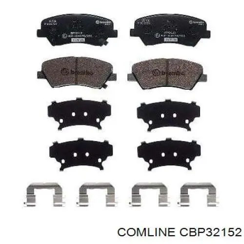 Купити CBP32152 Comline Колодки гальмівні передні, дискові