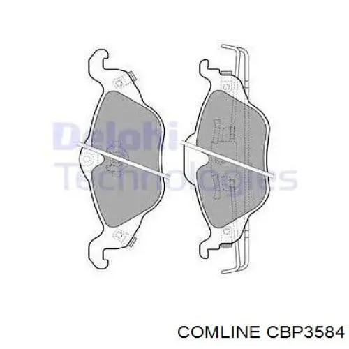 Гальмівні колодки Comline CBP3584 ціна, від 19.09 USD