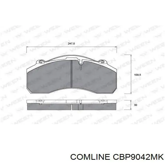 Купити CBP9042MK Comline Задні колодки
