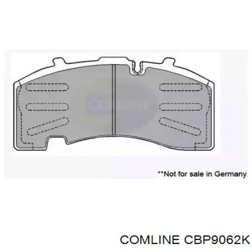 CBP9062K Comline Колодки гальмівні задні, дискові