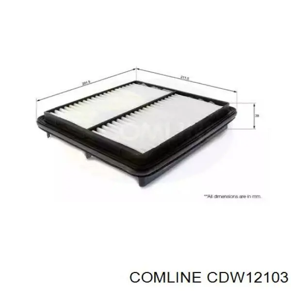 CDW12103 Comline Повітряний фільтр двигуна