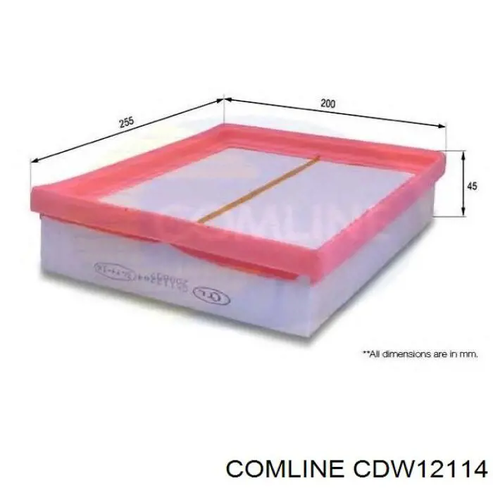 CDW12114 Comline фільтр салону