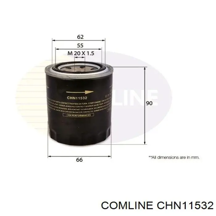Масляний фільтр CHN11532 Comline
