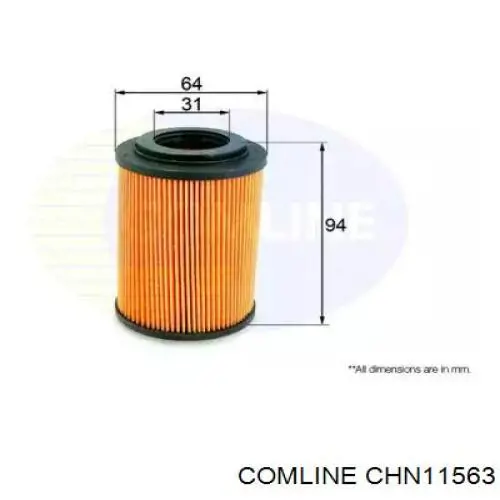 Купити CHN11563 Comline Фільтр очищення масла відцентровий