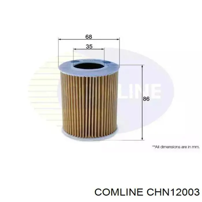CHN12003 Comline Повітряний фільтр двигуна