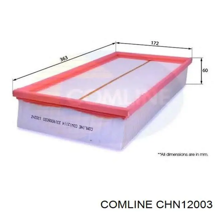 Купити CHN12003 Comline Автомобільний фільтр повітря