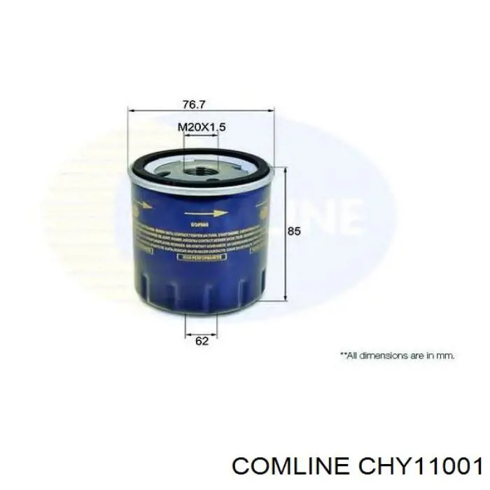 Фільтр масляний Comline CHY11001
