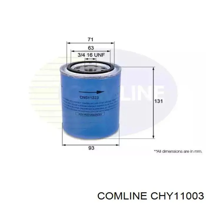Купити CHY11003 Comline Фільтр очищення масла відцентровий