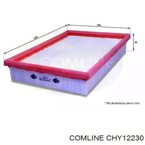Елемент повітряного фільтра Comline CHY12230 ціна, від 4.23 USD