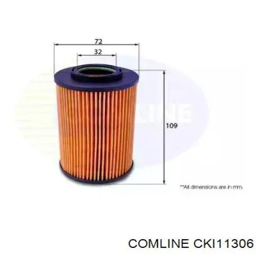 Фільтр масляний CKI11306 Comline