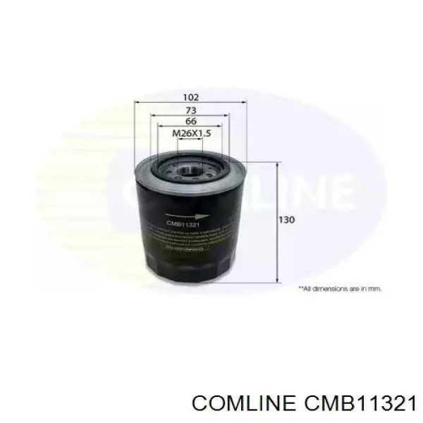 CMB11321 Comline фільтр масляний