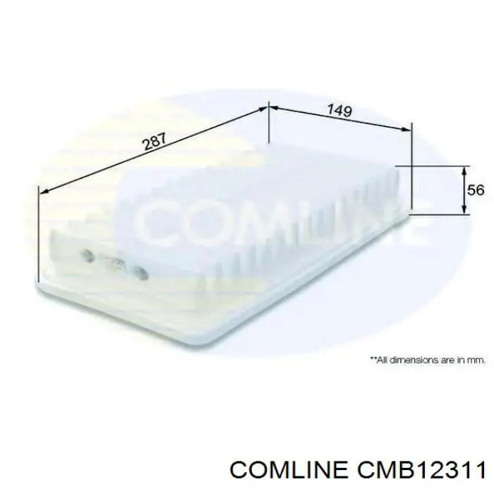 Фільтр повітряний Comline CMB12311
