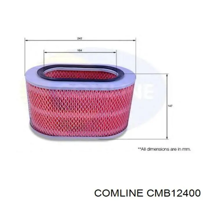 Елемент повітряного фільтра Comline CMB12400 ціна, від 8.17 USD