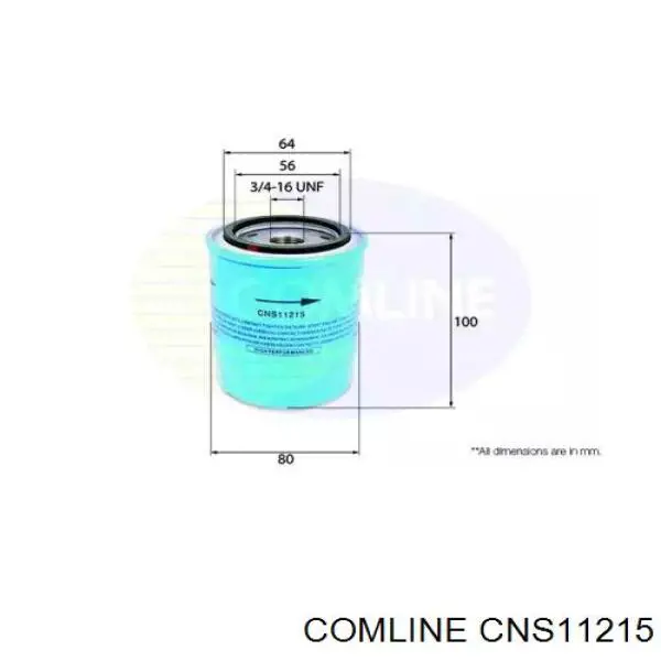 Масляний фільтр двигуна Comline CNS11215 ціна, від 4.23 USD