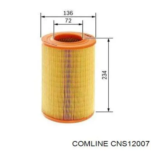 Елемент повітряного фільтра Comline CNS12007 ціна, від 9.39 USD