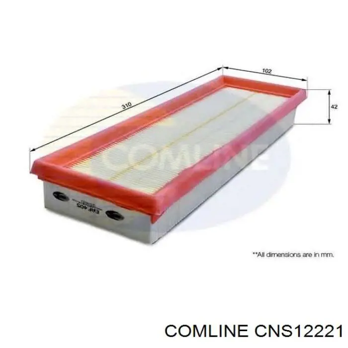 CNS12221 Comline Повітряний фільтр двигуна