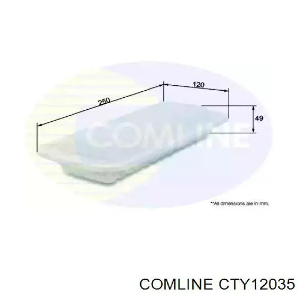 Фільтр повітряний CTY12035 Comline