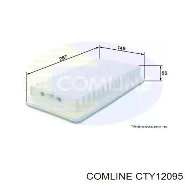 CTY12095 Comline фільтр повітряний