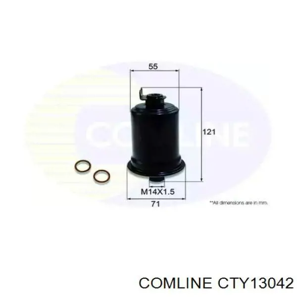CTY13042 Comline Фільтр палива