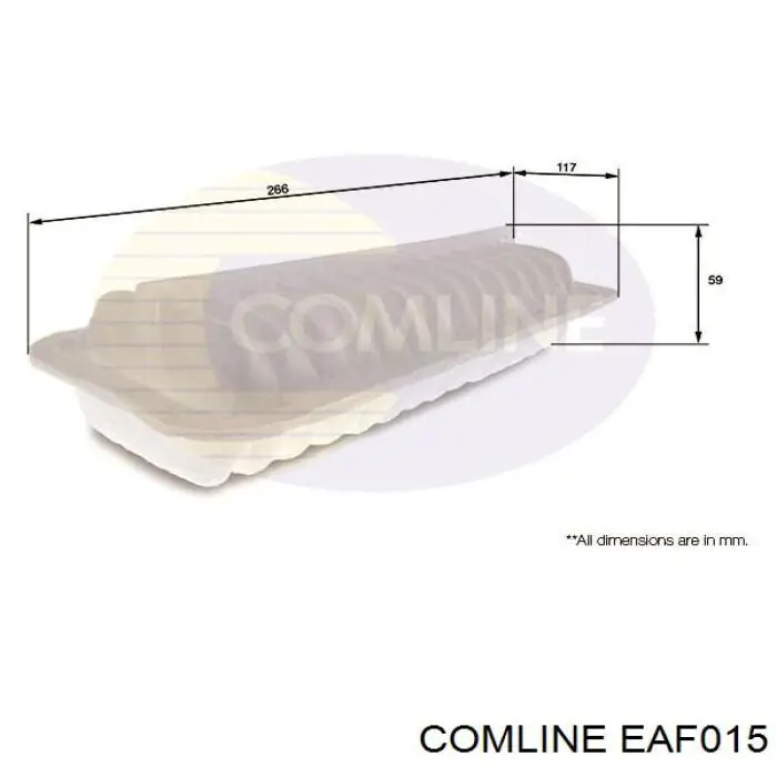 EAF015 Comline Повітряний фільтр двигуна