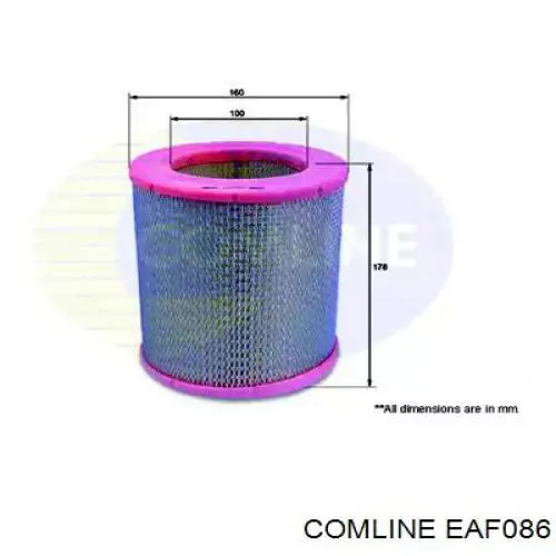 EAF086 Comline Повітряний фільтр двигуна