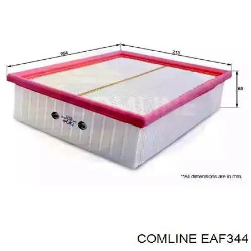 EAF344 Comline Повітряний фільтр двигуна