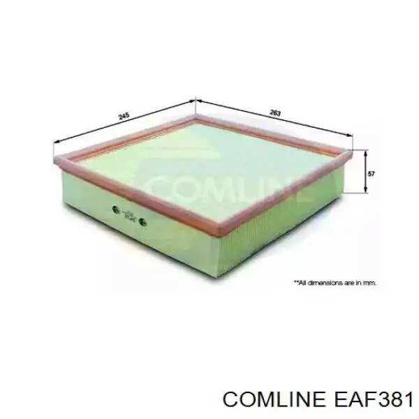 EAF381 Comline Повітряний фільтр двигуна