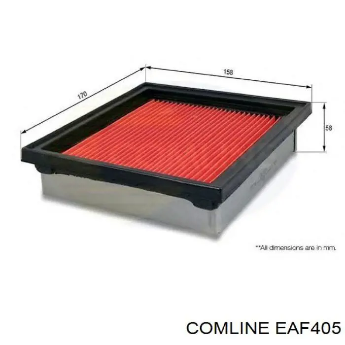 Повітряний фільтр EAF405 Comline