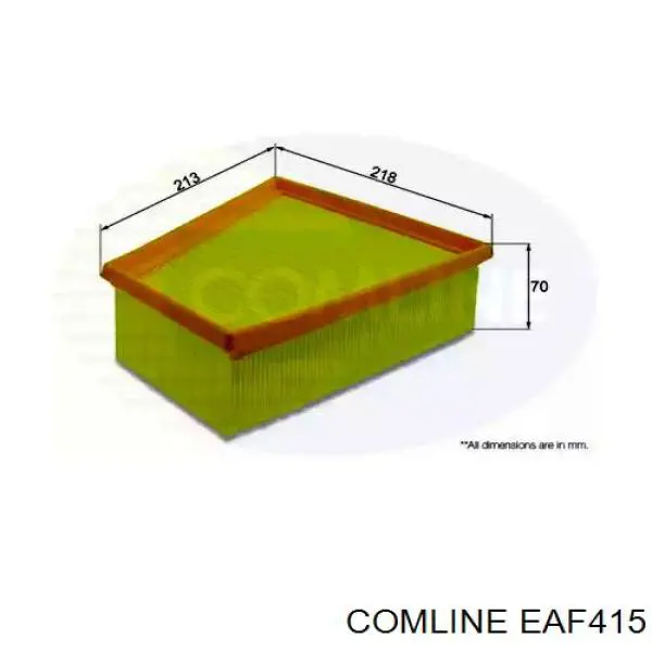 EAF415 Comline Повітряний фільтр двигуна