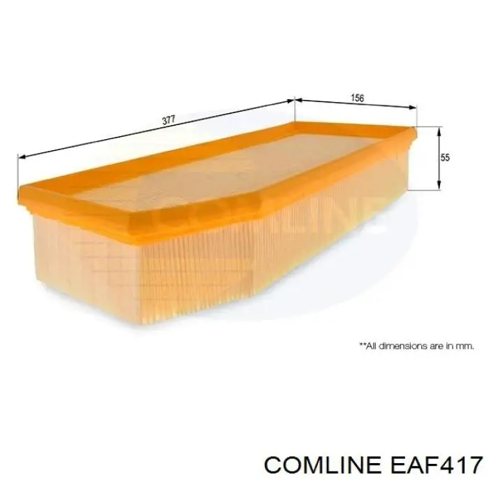 EAF417 Comline Повітряний фільтр двигуна
