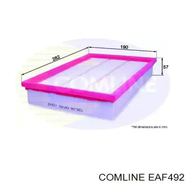 EAF492 Comline фільтр повітряний