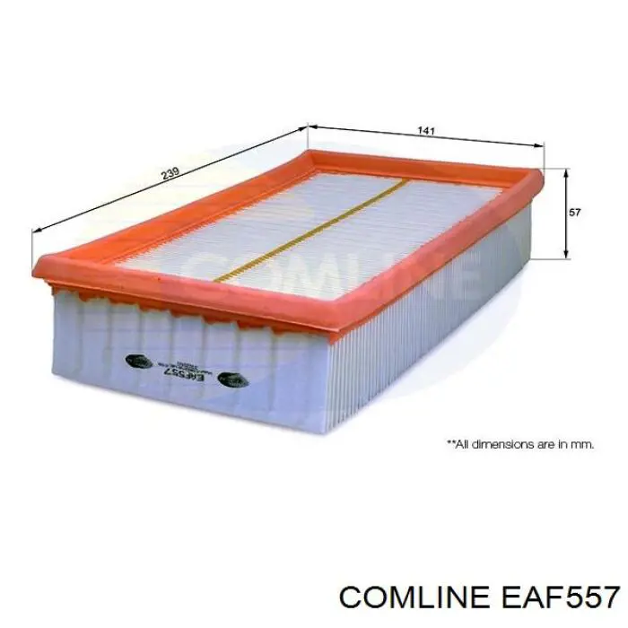 EAF557 Comline Повітряний фільтр двигуна