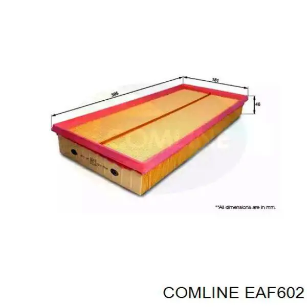 Фільтр повітряний EAF602 Comline