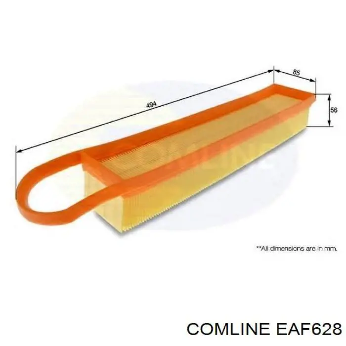 Елемент повітряного фільтра Comline EAF628 ціна, від 6.41 USD