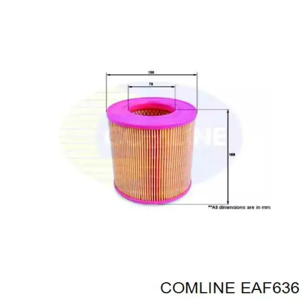 Фільтр повітряний EAF636 Comline